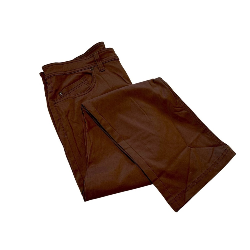 Prana Breathe Pants Brown Outdoor Performance Hiking Stretch Size 34” x 30